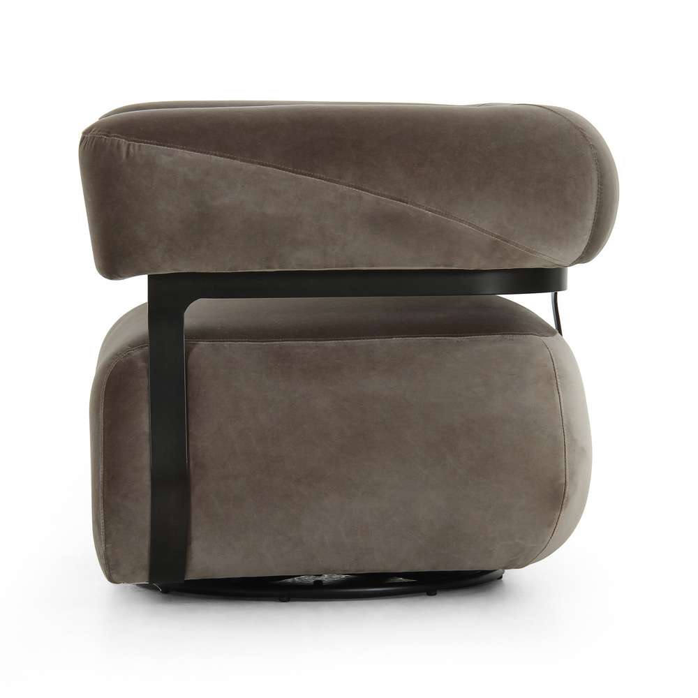 Four Hands - Gareth Swivel Chair - Surrey Fossil - 228252-005 veiw 6