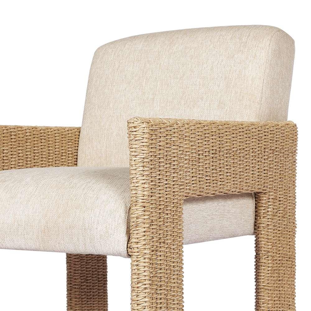 Four Hands - Garwood - Amur Outdoor Dining Chair - Ellor Beige - 240845-002 veiw 6