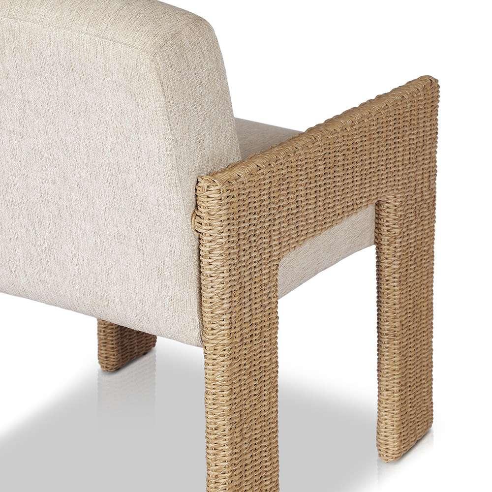 Four Hands - Garwood - Amur Outdoor Dining Chair - Ellor Beige - 240845-002 veiw 9