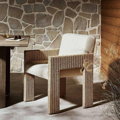 Four Hands - Garwood - Amur Outdoor Dining Chair - Ellor Beige - 240845-002 veiw 12