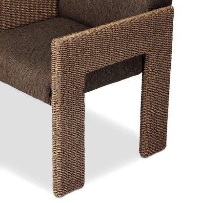 Four Hands - Garwood - Amur Outdoor Dining Chair - Ellor Brown - 240845-001 veiw 8