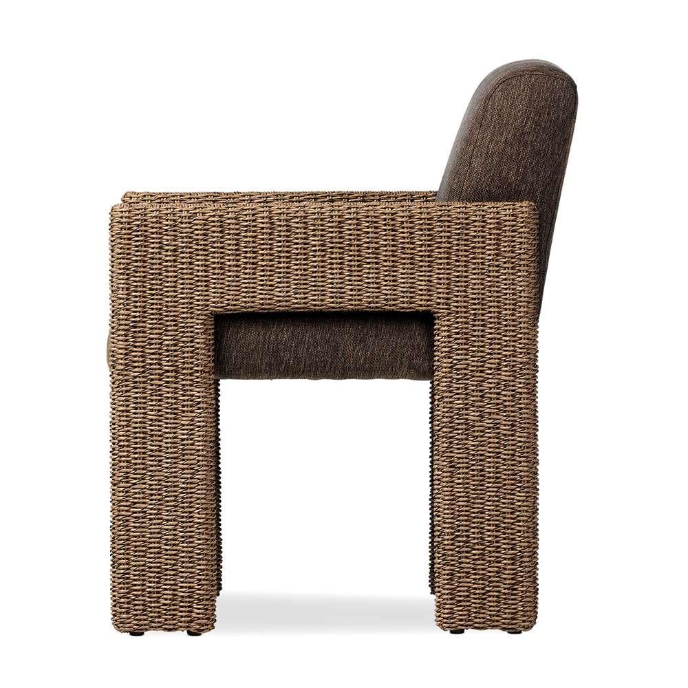 Four Hands - Garwood - Amur Outdoor Dining Chair - Ellor Brown - 240845-001 veiw 11