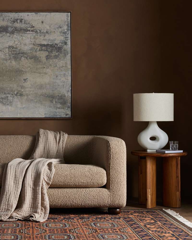 Four Hands - Gidget Sofa - Sheepskin Camel - 231363-001 veiw 6
