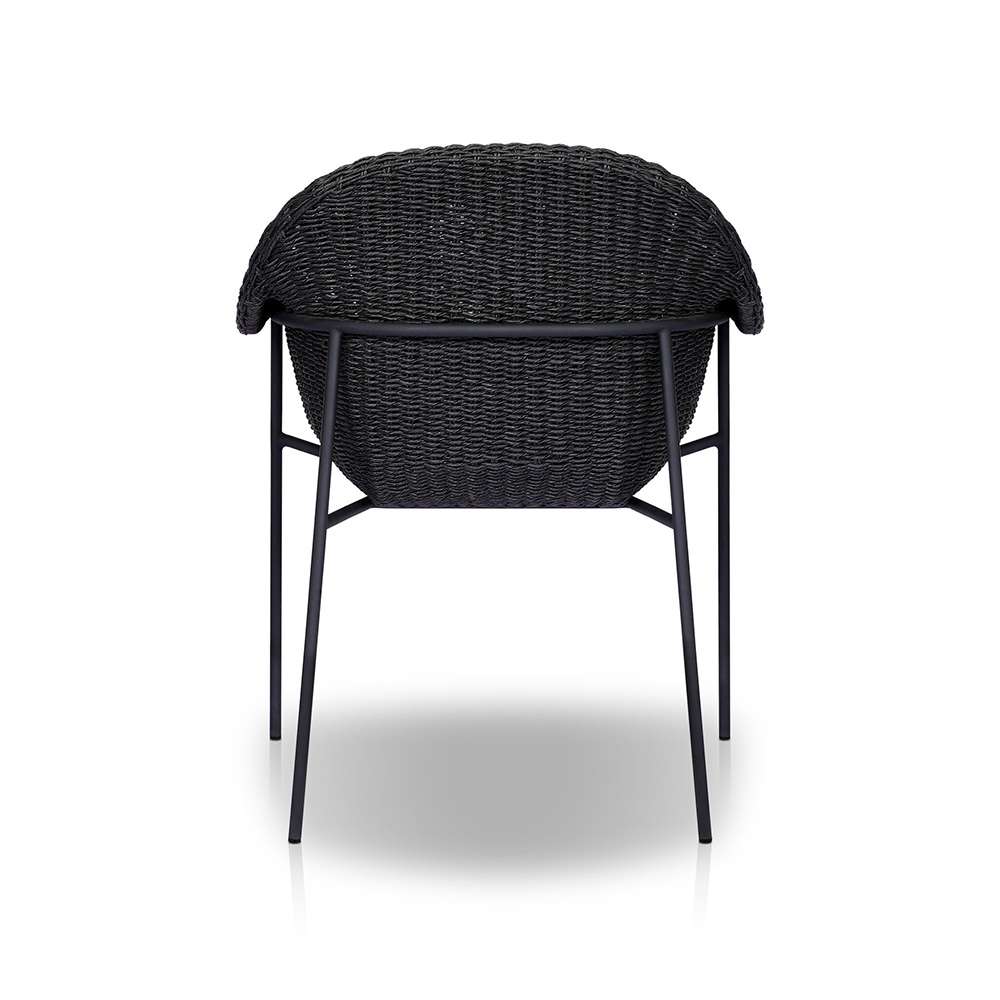 Four Hands - Grass Roots - Suerte Outdoor Dining Chair - Arashi Ink - 239134-006 veiw 2