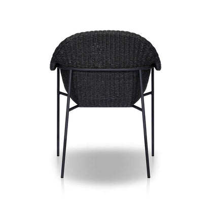 Four Hands - Grass Roots - Suerte Outdoor Dining Chair - Arashi Ink - 239134-006 veiw 2