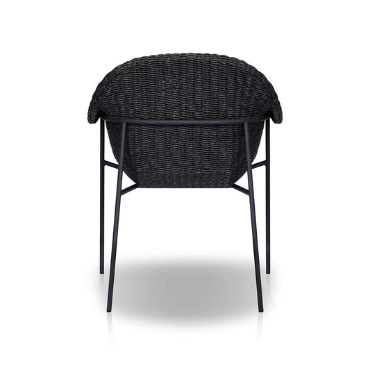 Four Hands - Grass Roots - Suerte Outdoor Dining Chair - Arashi Ink - 239134-006 veiw 2
