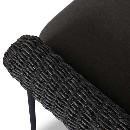 Four Hands - Grass Roots - Suerte Outdoor Dining Chair - Arashi Ink - 239134-006 veiw 8