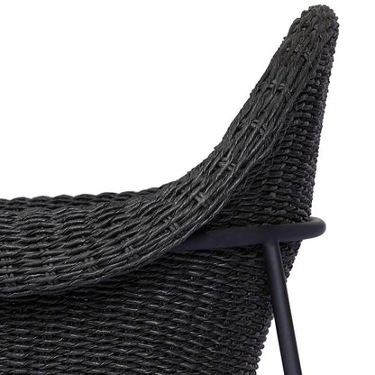 Four Hands - Grass Roots - Suerte Outdoor Dining Chair - Arashi Ink - 239134-006 veiw 11