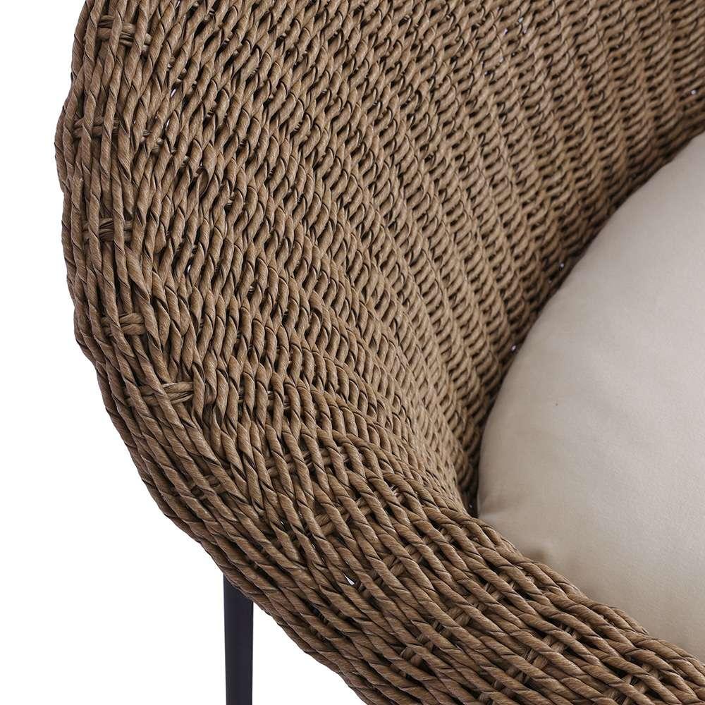 Four Hands - Grass Roots - Suerte Outdoor Dining Chair - Arashi Salt - 239134-005 veiw 3