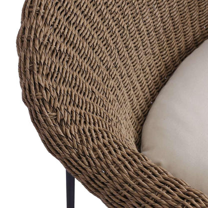 Four Hands - Grass Roots - Suerte Outdoor Dining Chair - Arashi Salt - 239134-005 veiw 3