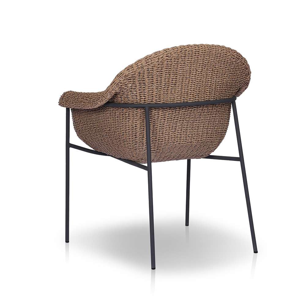 Four Hands - Grass Roots - Suerte Outdoor Dining Chair - Arashi Salt - 239134-005 veiw 6