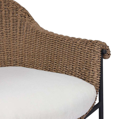 Four Hands - Grass Roots - Suerte Outdoor Dining Chair - Arashi Salt - 239134-005 veiw 8