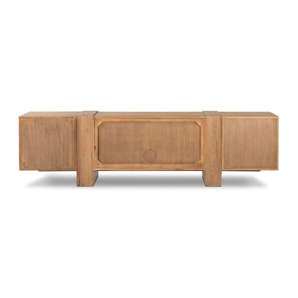 Four Hands - Haiden - Fisher Media Console - Rustic Amber Oak - 239728-001 veiw 2