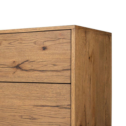 Four Hands - Haiden - Fisher Media Console - Rustic Amber Oak - 239728-001 veiw 5