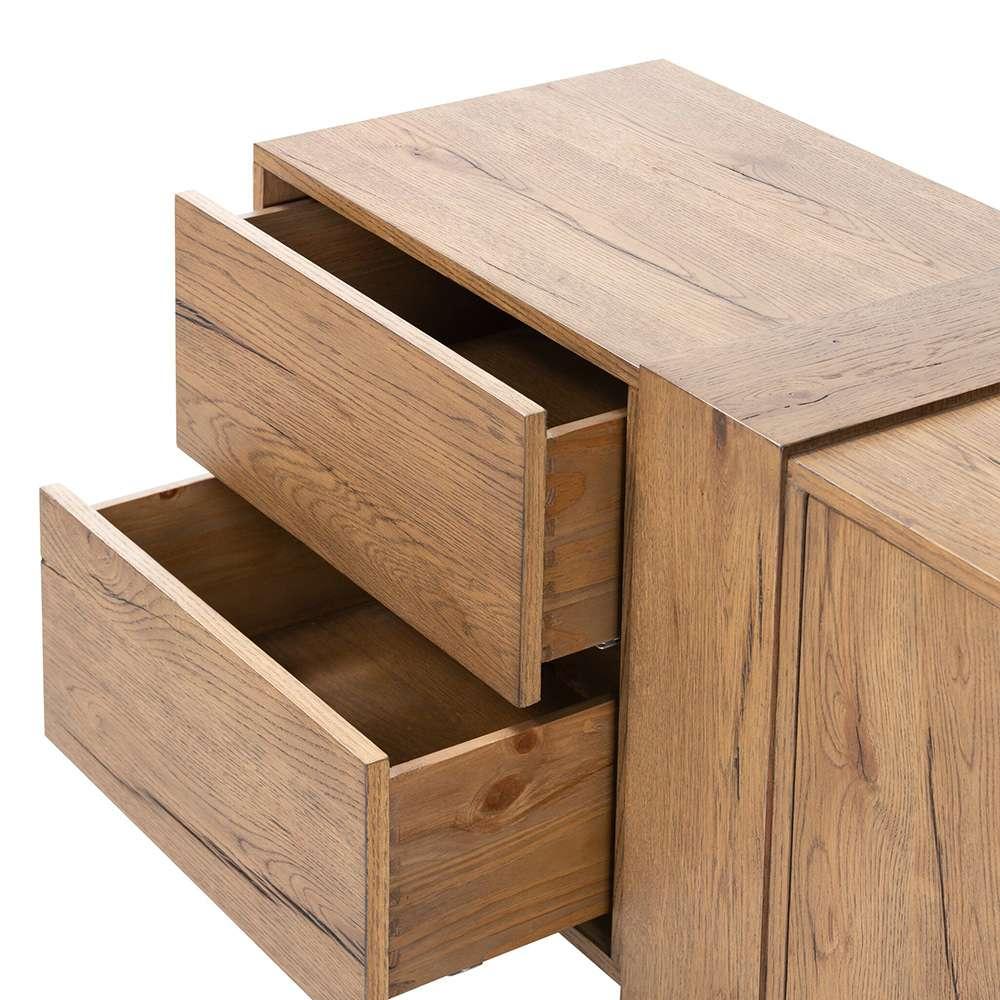 Four Hands - Haiden - Fisher Media Console - Rustic Amber Oak - 239728-001 veiw 8