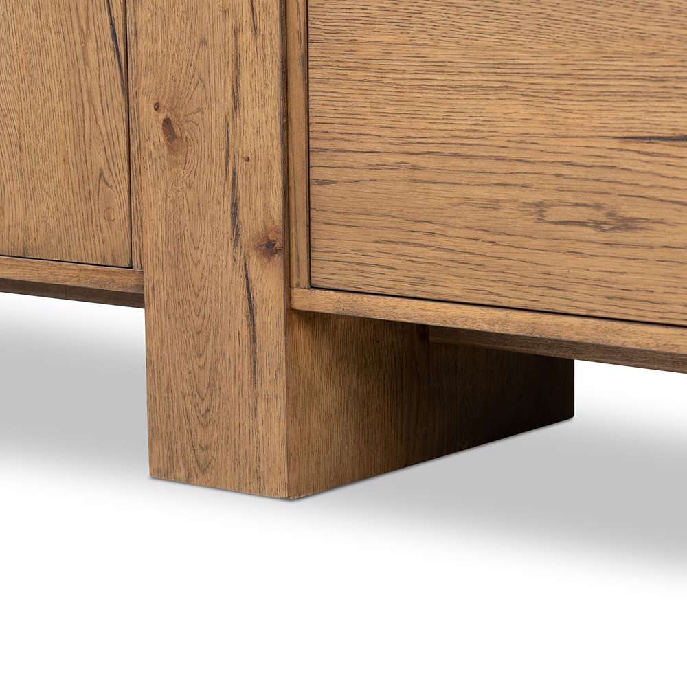 Four Hands - Haiden - Fisher Media Console - Rustic Amber Oak - 239728-001 veiw 9