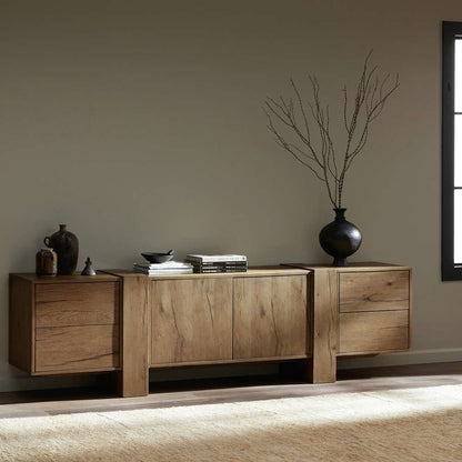 Four Hands - Haiden - Fisher Media Console - Rustic Amber Oak - 239728-001 veiw 13