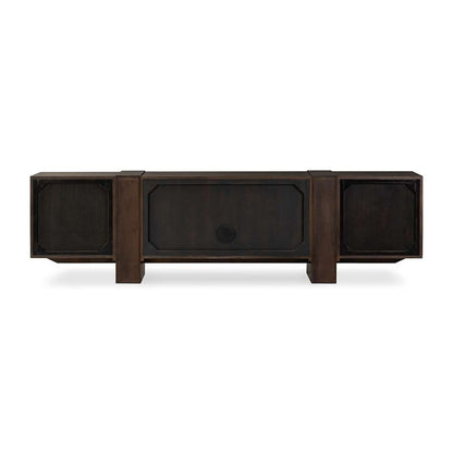 Four Hands - Haiden - Fisher Media Console - Smoked Black Veneer - 239728-002 veiw 2