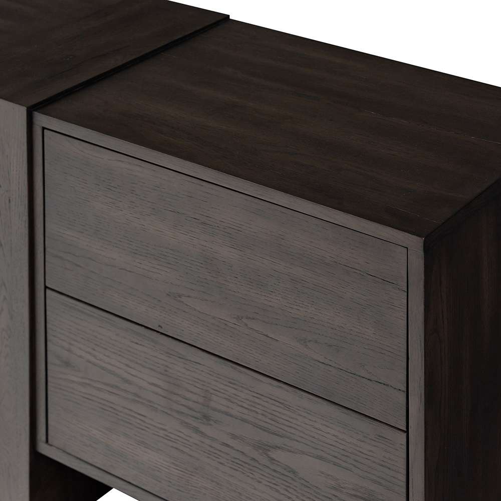 Four Hands - Haiden - Fisher Media Console - Smoked Black Veneer - 239728-002 veiw 4