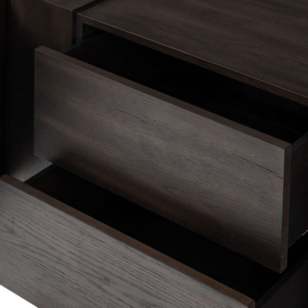 Four Hands - Haiden - Fisher Media Console - Smoked Black Veneer - 239728-002 veiw 7