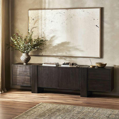 Four Hands - Haiden - Fisher Media Console - Smoked Black Veneer - 239728-002 veiw 11