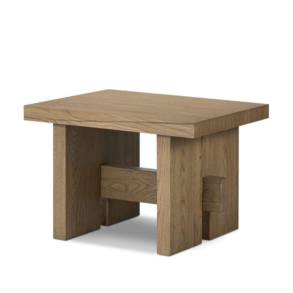 Four Hands - Haiden - Isaac End Table - Rubbed Light Oak Veneer - 239194-002 veiw 1