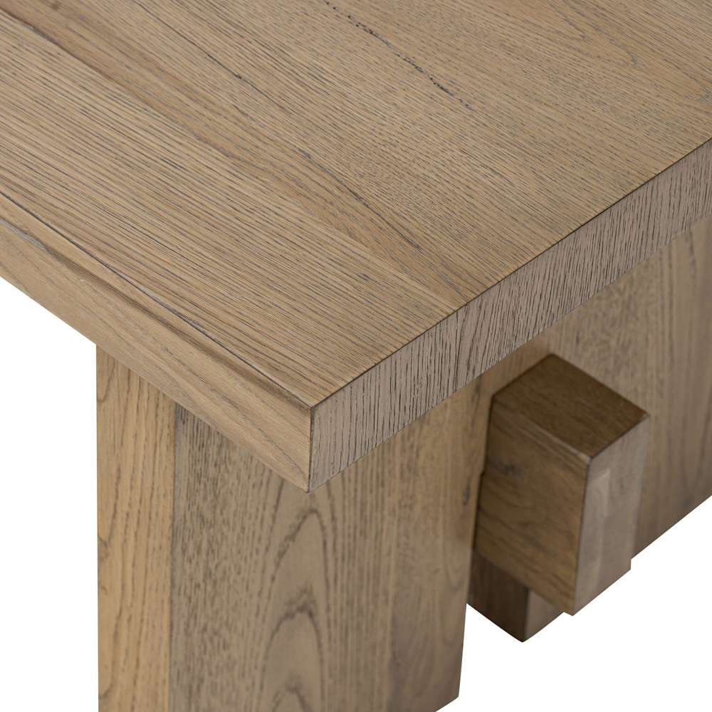Four Hands - Haiden - Isaac End Table - Rubbed Light Oak Veneer - 239194-002 veiw 2
