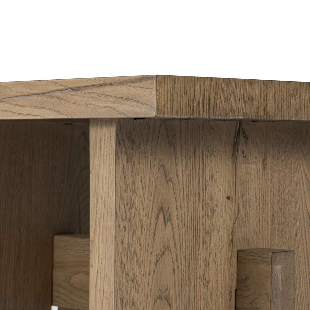 Four Hands - Haiden - Isaac End Table - Rubbed Light Oak Veneer - 239194-002 veiw 5