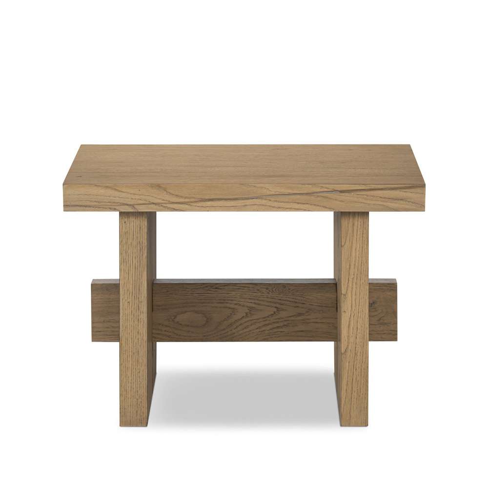 Four Hands - Haiden - Isaac End Table - Rubbed Light Oak Veneer - 239194-002 veiw 7