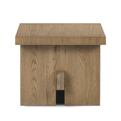 Four Hands - Haiden - Isaac End Table - Rubbed Light Oak Veneer - 239194-002 veiw 8
