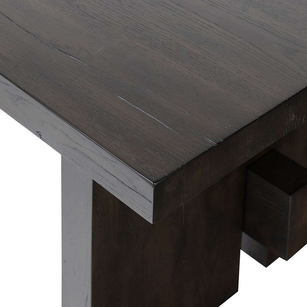 Four Hands - Haiden - Isaac End Table - Smoked Black Veneer - 239194-001 veiw 3