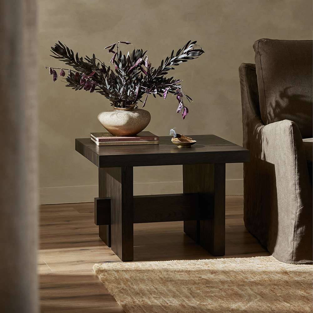Four Hands - Haiden - Isaac End Table - Smoked Black Veneer - 239194-001 veiw 10