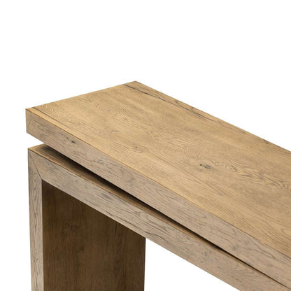 Four Hands - Haiden - Matthes Console Table - Rstic Gry - 107936-010 veiw 4
