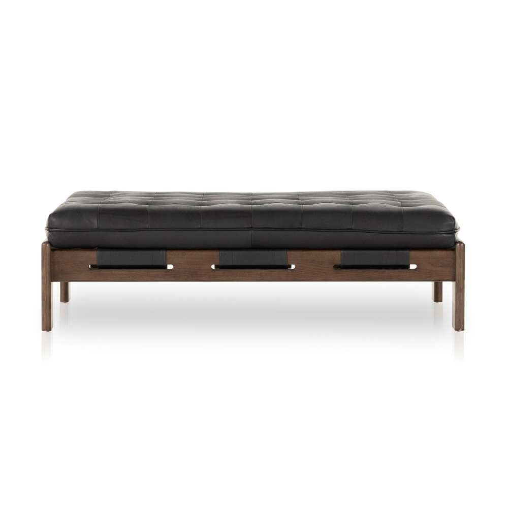 Four Hands - Halston Cocktail Ottoman - Heirloom Black - 230750-001 veiw 2