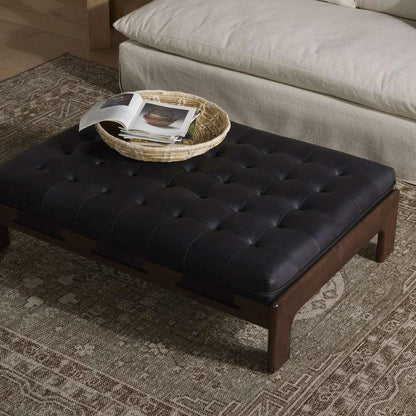 Four Hands - Halston Cocktail Ottoman - Heirloom Black - 230750-001 veiw 4