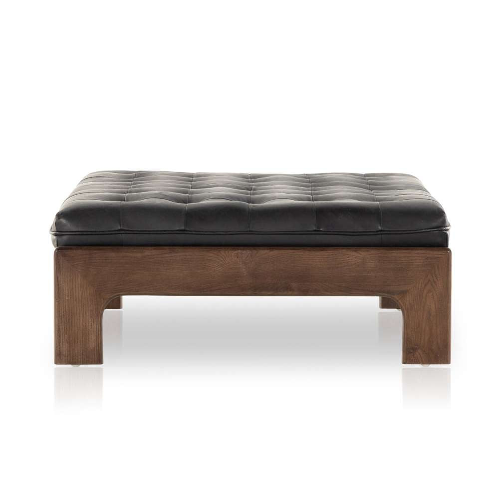 Four Hands - Halston Cocktail Ottoman - Heirloom Black - 230750-001 veiw 5