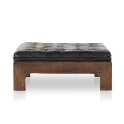 Four Hands - Halston Cocktail Ottoman - Heirloom Black - 230750-001 veiw 5