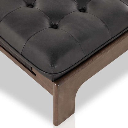 Four Hands - Halston Cocktail Ottoman - Heirloom Black - 230750-001 veiw 6