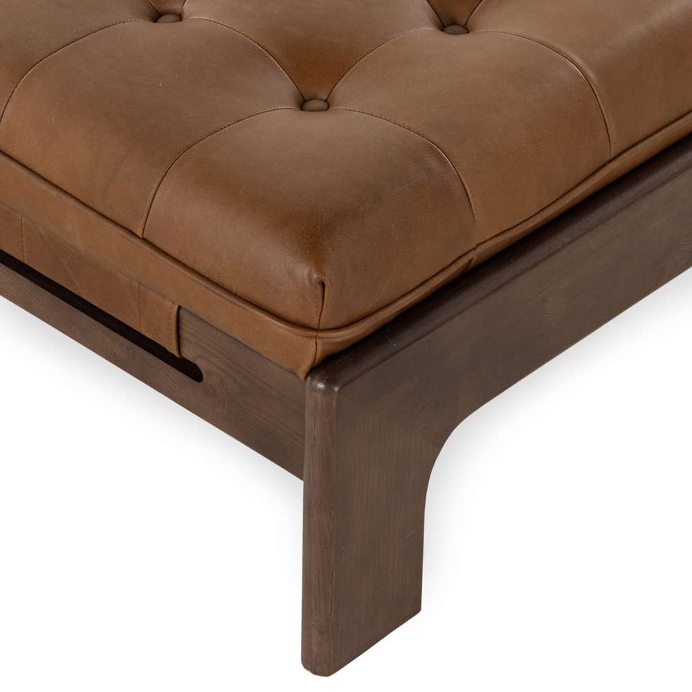 Four Hands - Halston Cocktail Ottoman - Heirloom Sienna - 230750-002 veiw 6