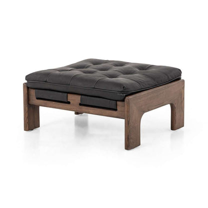 Four Hands - Halston Ottoman - Heirloom Black - 230136-001 veiw 1