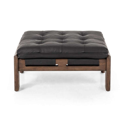 Four Hands - Halston Ottoman - Heirloom Black - 230136-001 veiw 2
