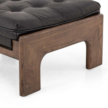 Four Hands - Halston Ottoman - Heirloom Black - 230136-001 veiw 6