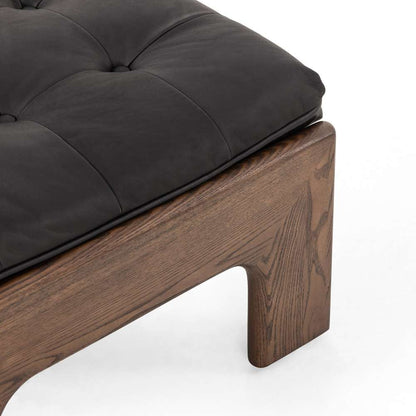 Four Hands - Halston Ottoman - Heirloom Black - 230136-001 veiw 7