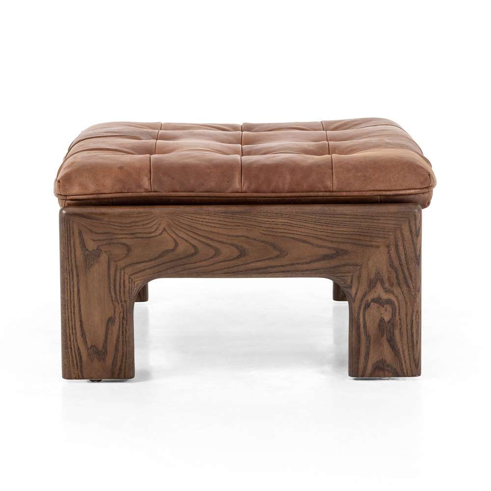 Four Hands - Halston Ottoman - Heirloom Sienna - 230136-002 veiw 4