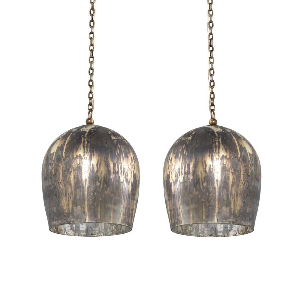 Four Hands - Hutton - Anya Pendant, Set Of 2 - Distr Mercury - 234956-001 veiw 1