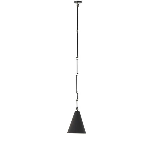 Four Hands - Hutton - Grazia Small Pendant - Matte Black Plaster - 237757-003 veiw 1