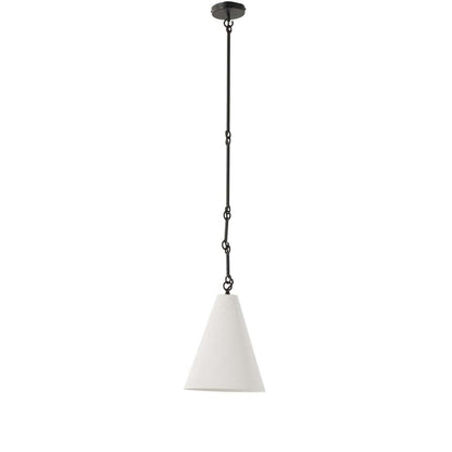 Four Hands - Hutton - Grazia Small Pendant - Matte White Plaster - 237757-001 veiw 1