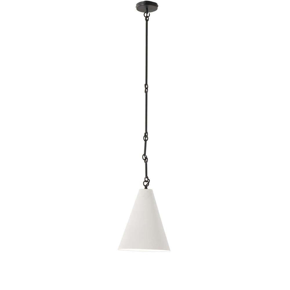 Four Hands - Hutton - Grazia Small Pendant - Matte White Plaster - 237757-001 veiw 5