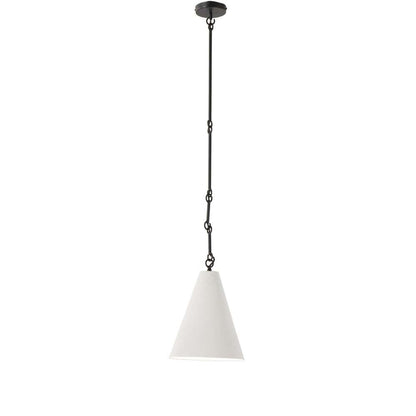 Four Hands - Hutton - Grazia Small Pendant - Matte White Plaster - 237757-001 veiw 5