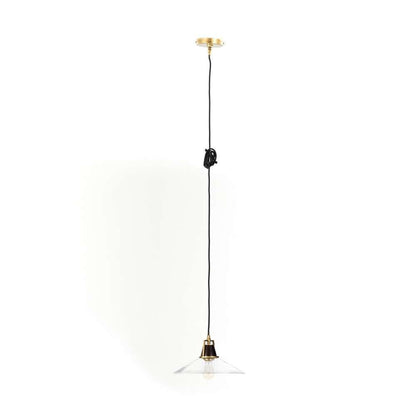 Four Hands - Hutton - Novak Glass Pendant - Antique Brass - 226283-002 veiw 6